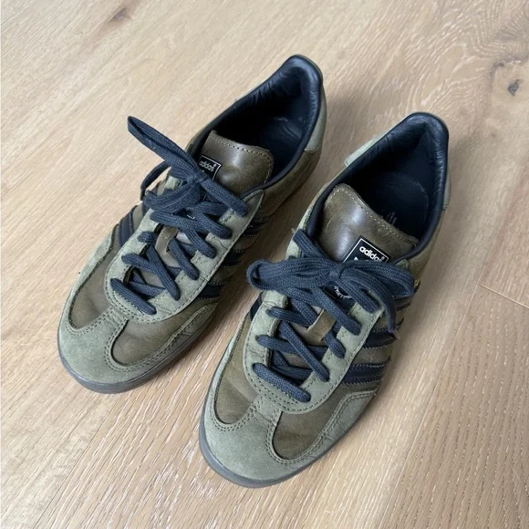 adidas gazelle silver green womens Adidas Gazelle Indoor Focus Olive – Newking Store main image 0